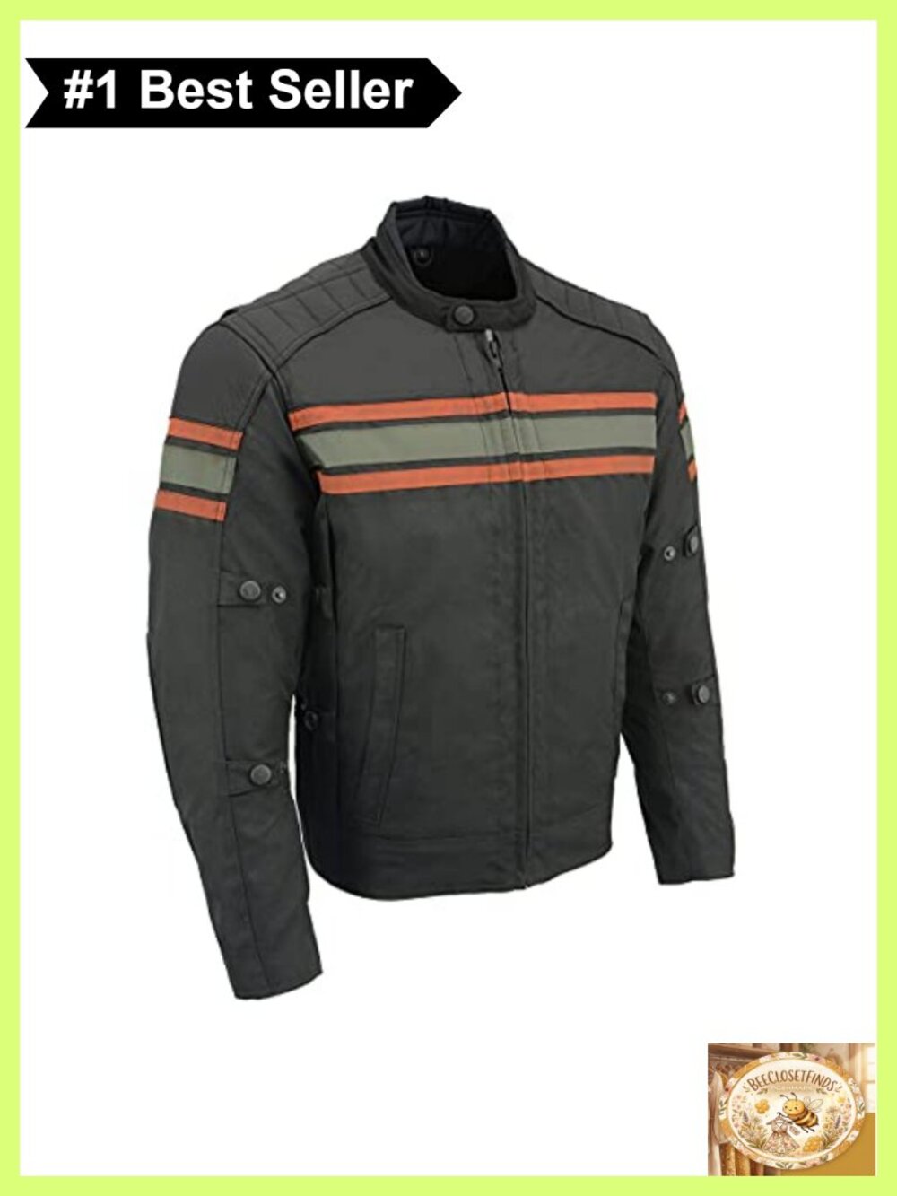 Leather Textile Armored Motorcycle Jacket Men All Season CE Armor